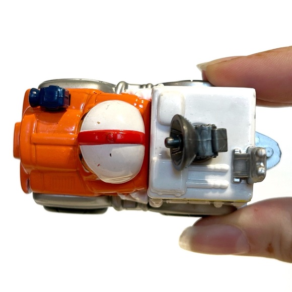 Vintage 2002 Lil Chuck Tonka Truck Toy Car Smiling Orange White Maisto Hasbro - Picture 6 of 10